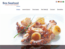 Tablet Screenshot of bosseafood.nl